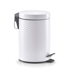 Koš na kosmetiku, 3l, kov, bílý