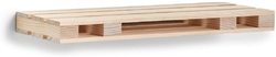 Zeller nástěnná dřevěná police Paleta 60cm
