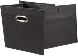 Úložný box flísový černý 32x32x32cm