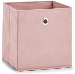 Úložný box, flísový, rosé, 28 x 28 x 28 cm, růžový