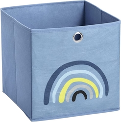 Dětský Úložný box Modrá Duha, flísový, modrý
