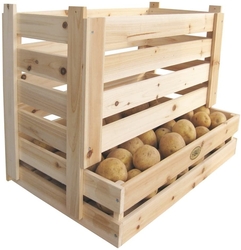 Dřevěná bedna na brambory