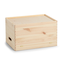 Zeller úložný box s víkem dřevěný, 40x30x23cm