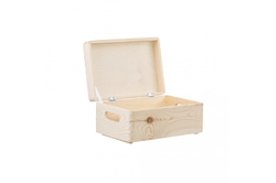 Zeller úložný box s víkem dřevěný, 30x20cm