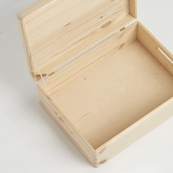Zeller úložný box s víkem dřevěný, 40x30cm