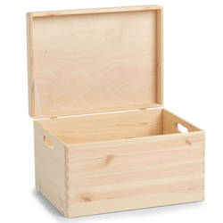 Zeller úložný box s víkem dřevěný, 40x30x23cm
