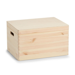 Zeller úložný box s víkem dřevěný, 40x30x23cm