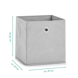 Zeller Úložný box, šedý, 28 x 28 x 28 cm  