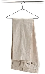 Set šatních ramínek, 10 kusů, kov / plast, šedá