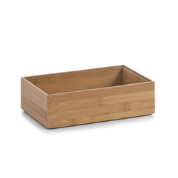 Organizér, úložný box, bambus / MDF 23x15x7cm