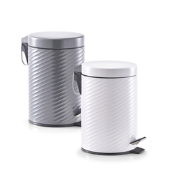 Koš na kosmetiku, 3l, kov, antracit