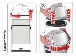 Odpadkový koš PEDAL-PUSH 30L