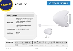 Šňůra na prádlo s navíječem CasaLine
