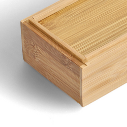 Organizér, úložný box, bambus / MDF 30x15x7cm