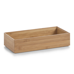 Organizér, úložný box, bambus / MDF 30x15x7cm