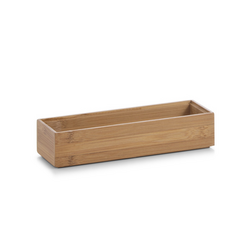 Organizér, úložný box, bambus / MDF