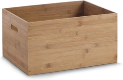 Úložný box, bambus, 40x30cm