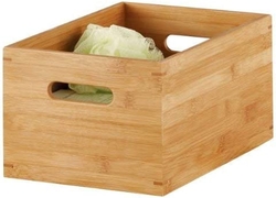 Úložný box, bambus, 30x20x14cm  