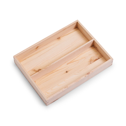 Vnitřní organizér dřevěný pro úložný box 40x30cm 